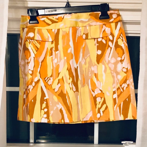 J. Crew Dresses & Skirts - Small J. Crew Skirt w/ Pockets and 70s Lilly Pattern